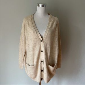Cavalini Sweater Collection Wool Blend Old Money Academia Cardigan Size L